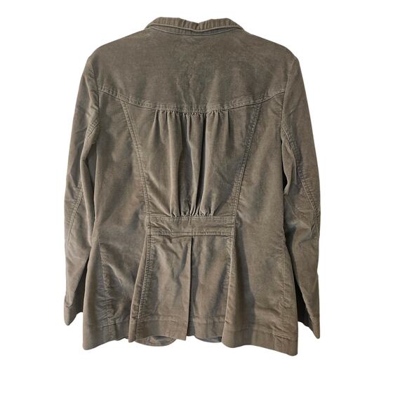 Women's J Jill velour faux suede jacket blazer size 10 - Picture 4 of 8